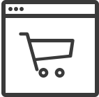 graphic of a logo showing automatic fulfillment with labs in zno gallery online store