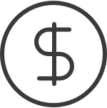 graphic of a logo showing you have full control over the pricing in zno gallery online store