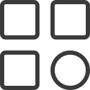 graphic of a logo showing widest product assortments in zno gallery online store