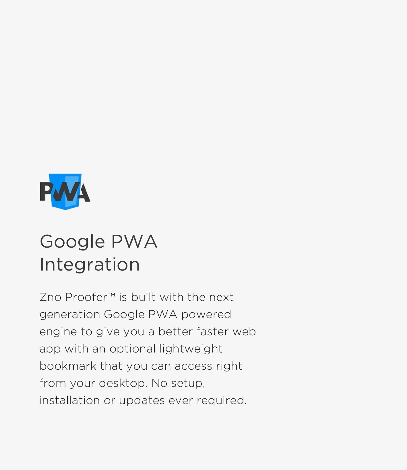 google pwa integration